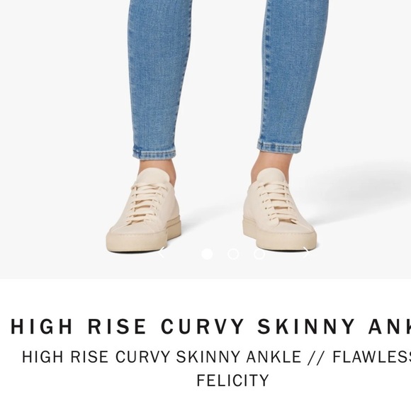 Joe’s everybody stretch, high-rise curvy skinny ankle jeans, size large. - Picture 10 of 11